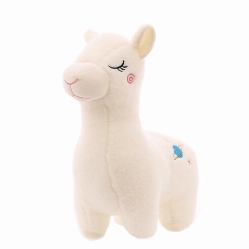 Cute Alpaca Plush Pillow Toy for Girls' Birthday Gift