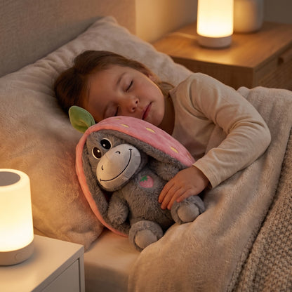 Peluche de Burrito con Respiración y Música