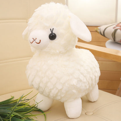 Cute Soft Alpaca Plush Doll for Kids' Birthday Gift