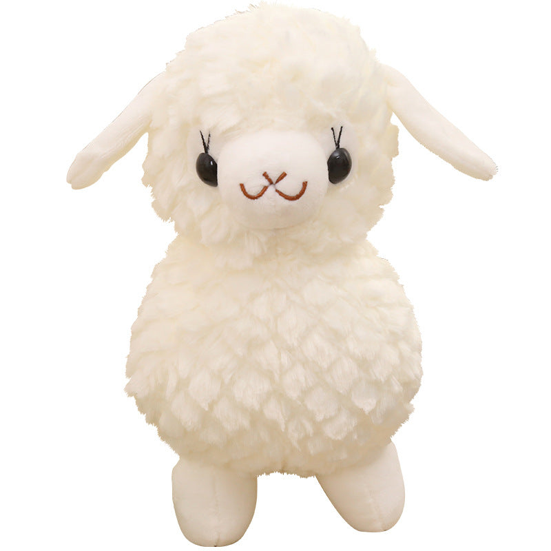 Cute Soft Alpaca Plush Doll for Kids' Birthday Gift