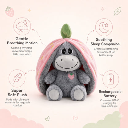 Peluche de Burrito con Respiración y Música