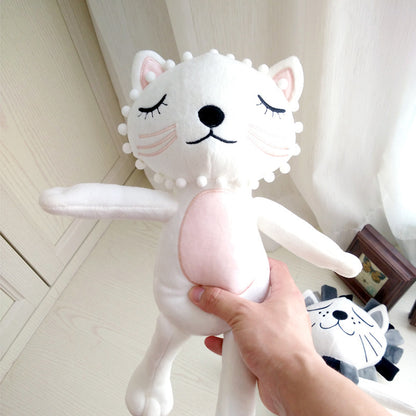 Cute Cat Lion Plush Doll and Cushion Pillow